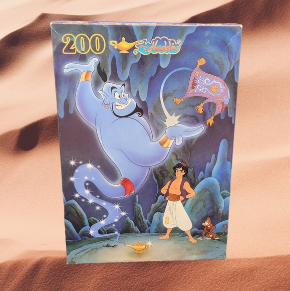 Vintage Golden 200 Piece Disney Aladdin Sealed Puzzle - Picture 1 of 16